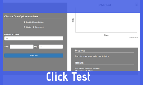 Test clicking Jitter Click