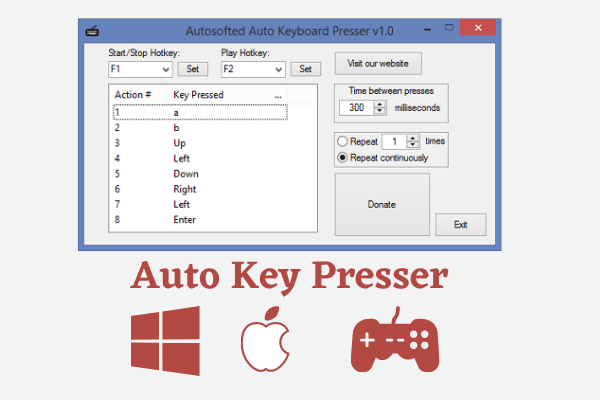 Auto Key Presser for Games Free Download